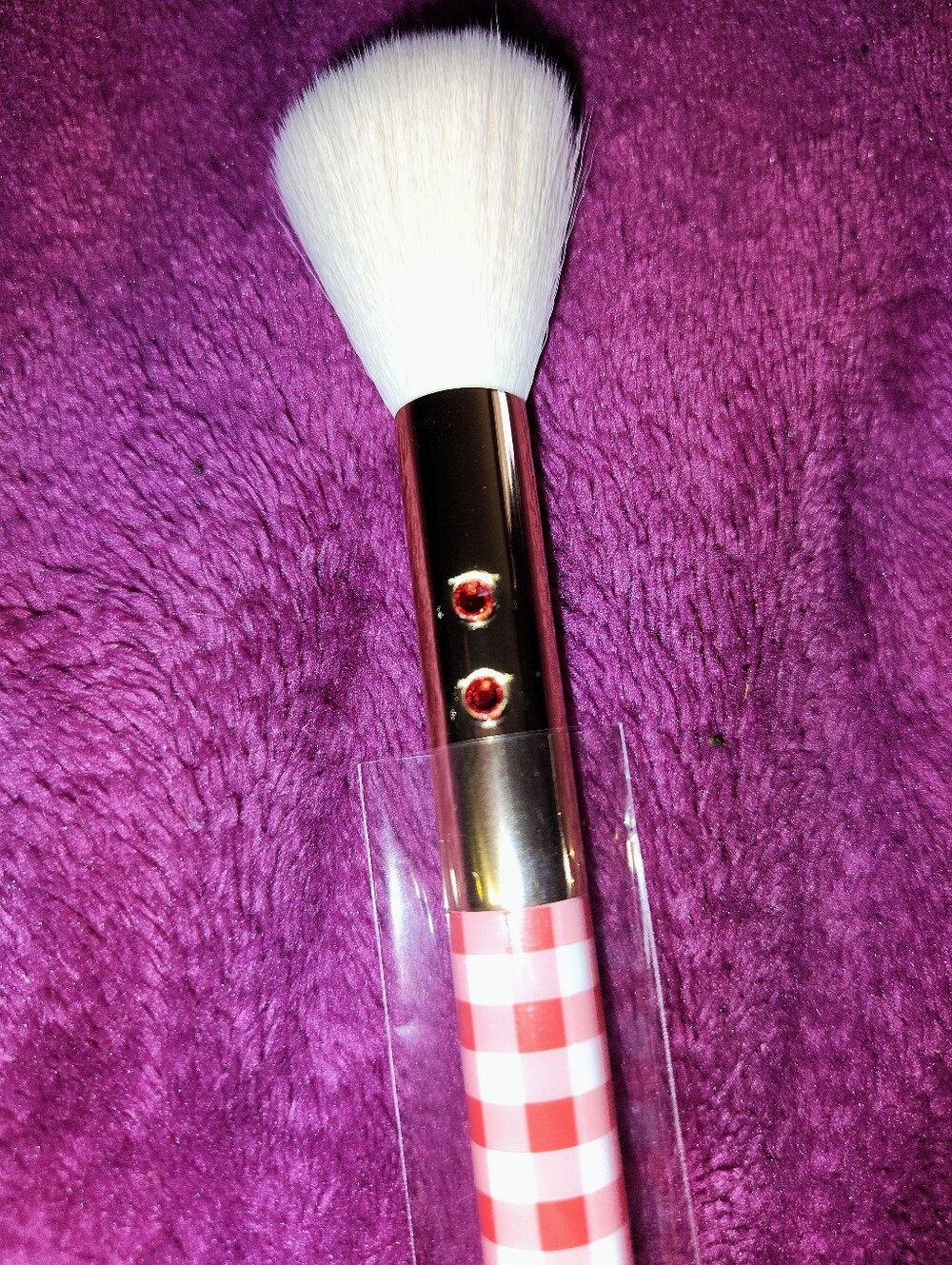 SLMISSGLAM Gingham Face Brush